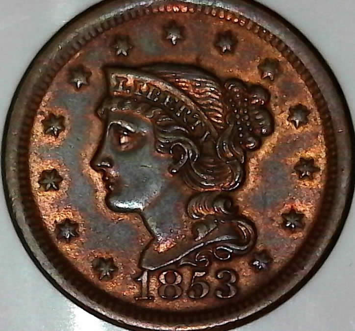 1853-And-1854-Large-Cents-For-Grading