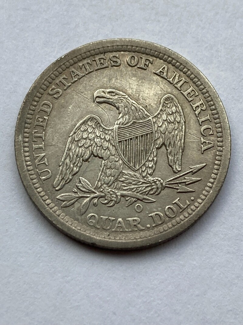 Grading-Thoughts-On-This-1843-O-Seated-Liberty-Quarter