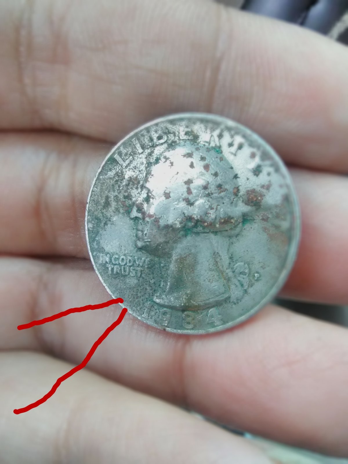 1984-Quarter-With-Infinity-Looking-Symbols-On-It?-Wth...