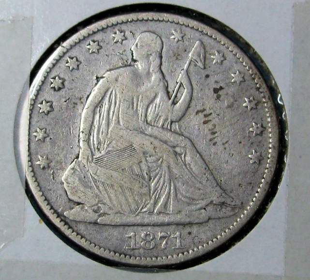 1871-Seated-Liberty-Half-Dollar-50�-Cent-Silver-Coin-Value?!