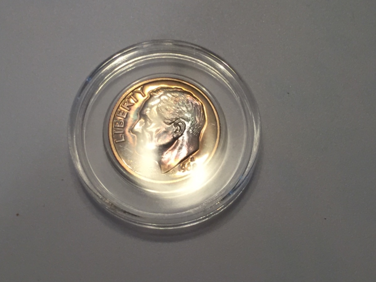 1968-S-Proof-Dime-Toned!