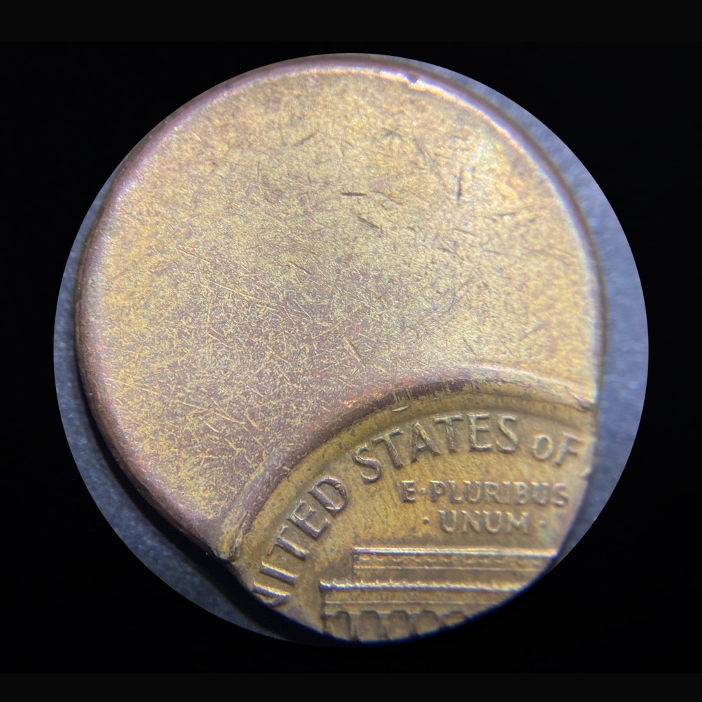 No-Date-Lincoln-Cent--Off-Center-Copper