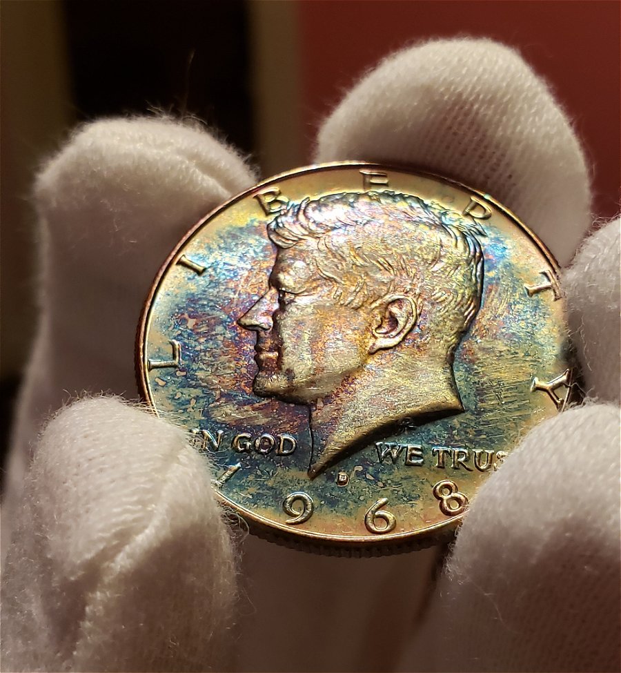 1968-D-Kennedy-Half-Dollar-With-Toning