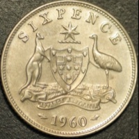 Help-Grading-Australian-1960-Proof-Sixpence-6-D