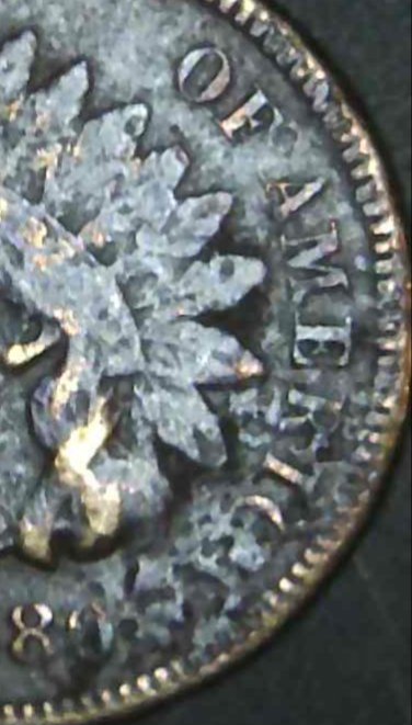 1880-Indian-Head-Penny.-Die-Crack/Break
