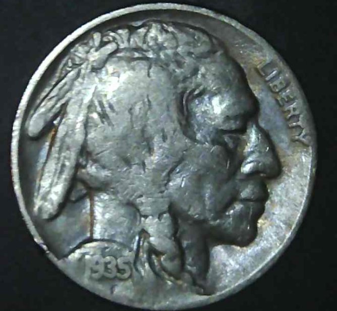 1935-S-Buffalo-Nickel-/Ddr