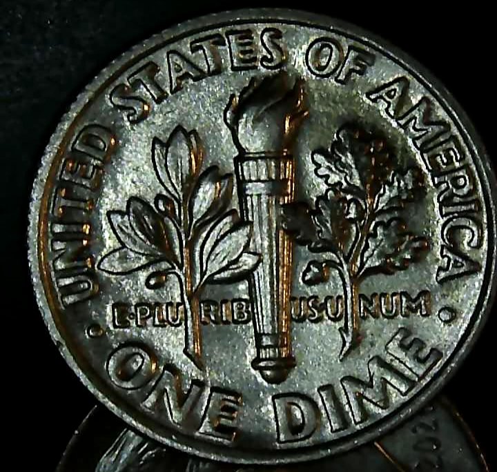 1986-P--Roosevelt-Dime.-Railroad-Rim,-Crack-Along-Edge.