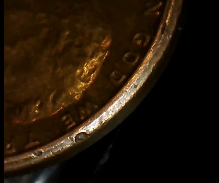 1975-Cent--Partial-Split-Collar-Or-Collar-Clash?-Rim-To-Rim-Die-Cracks--Multi--Small-Cuds