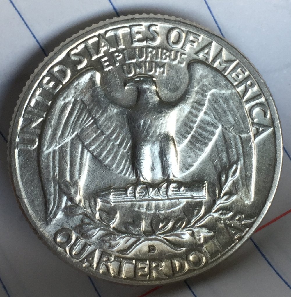 1964-D-Washington-Quarter---Having-A-Hard-Time-Grading---AU-Or-Bu?
