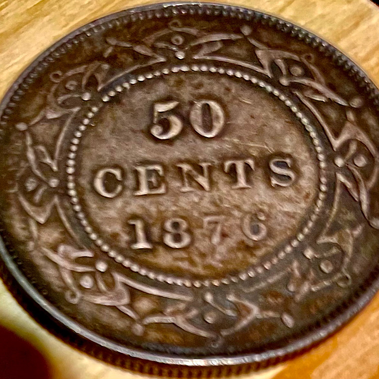 Newfoundland-1876-H-50-Cent.