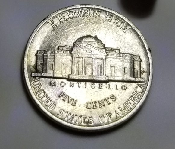 1985-P-Jefferson-Nickel-With-Possible-Machine-Doubling