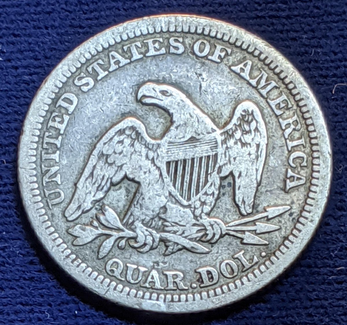 1855-Seated-Liberty-Quarter---Your-Thoughts,-Please