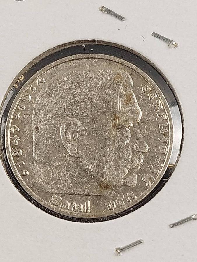 1938-D-2-Reichsmark-Piece---Germany