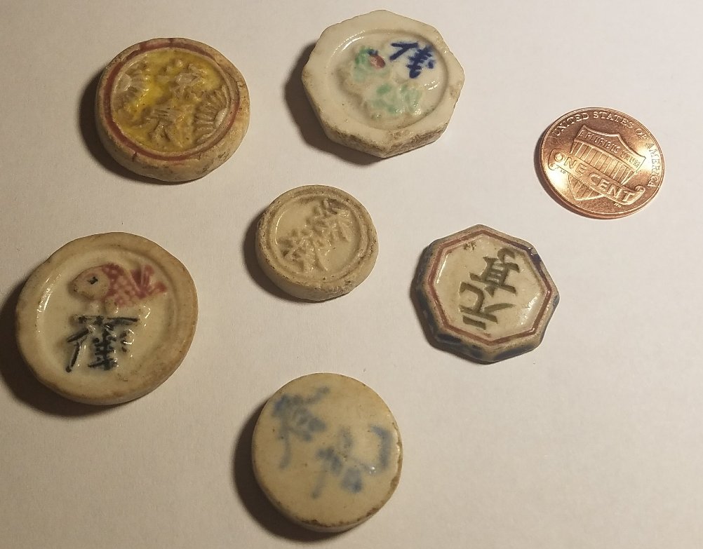 Ceramic-Coins,-Any-Ideas-On-What-These-Are?