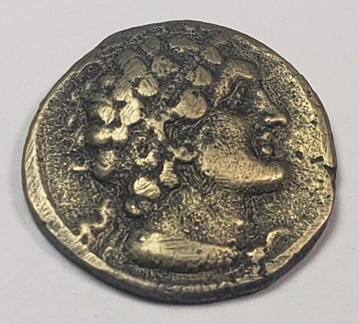 Greek-Or-Roman?--Head-Facing-Right,-Bird-Facing-Left