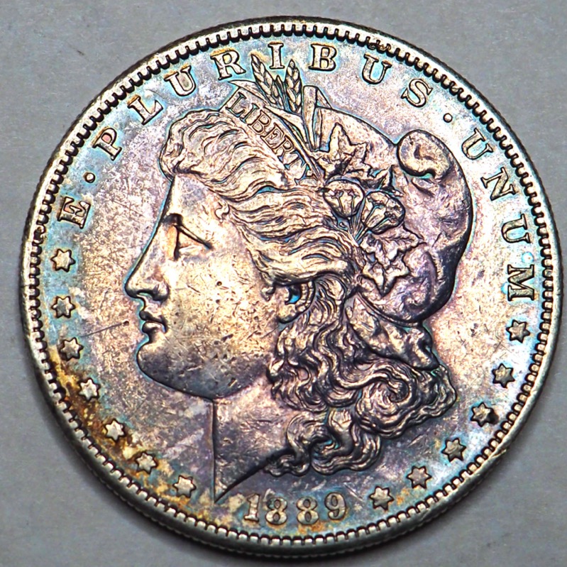 RainbowIsh-Toned-Beat-Up-1889-S-Morgan-Dollar