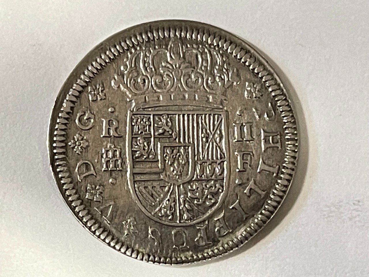 An-Unusual-Underweight-5.2-Grams-1721-Spanish-Pistareen