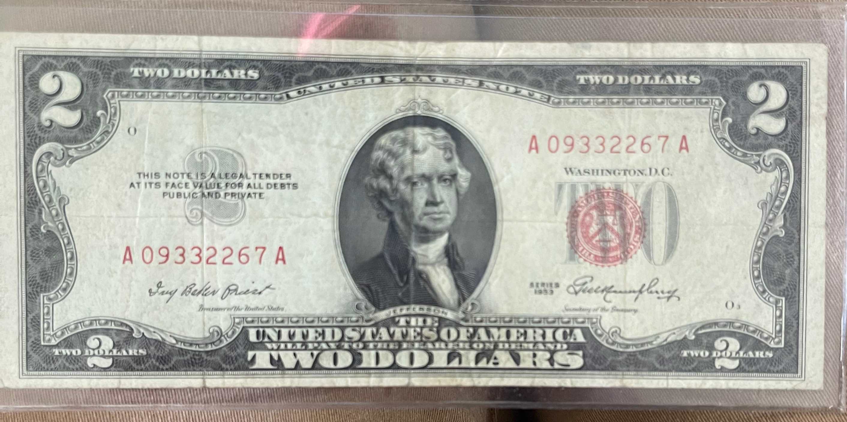 1953-2$-Bill-Red-Seal-Is-It-Rare?