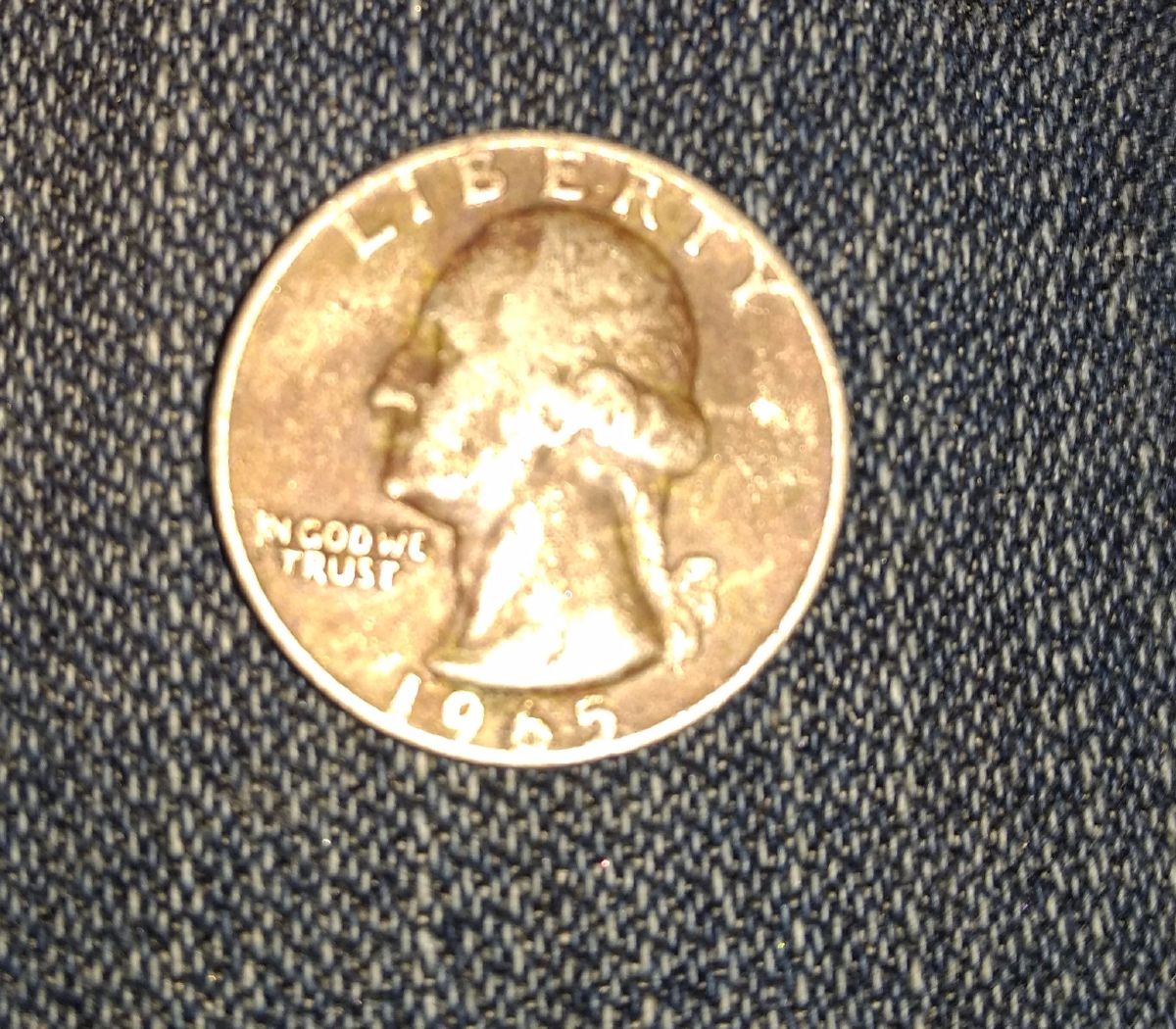 1965-Washington-Quarter-Error?-Missing-Clad-Or-Elements