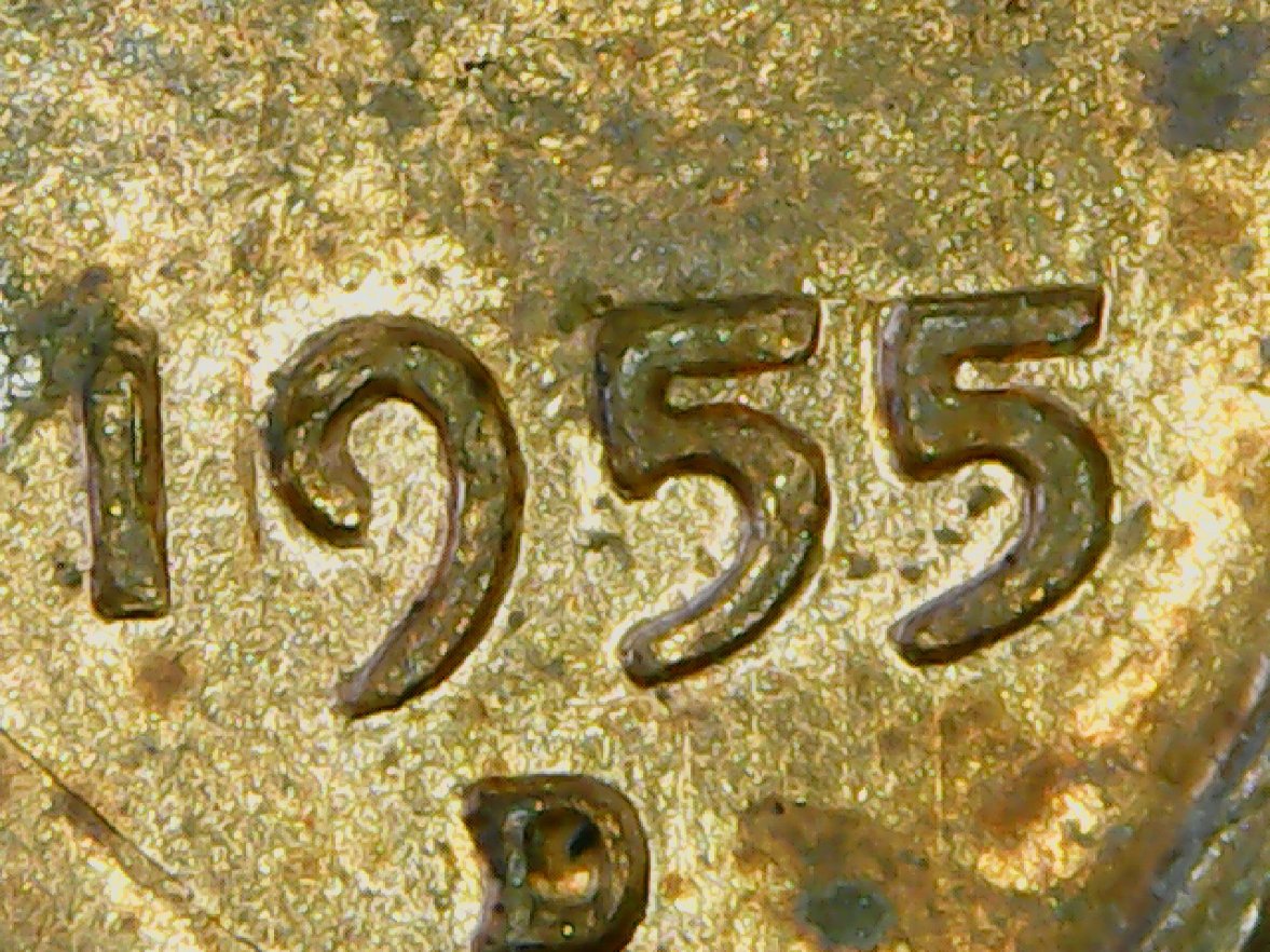 1955-D-Lincoln-Wheat-Cent-Found-Coin-Roll-Hunting.--Is-This-Anything?