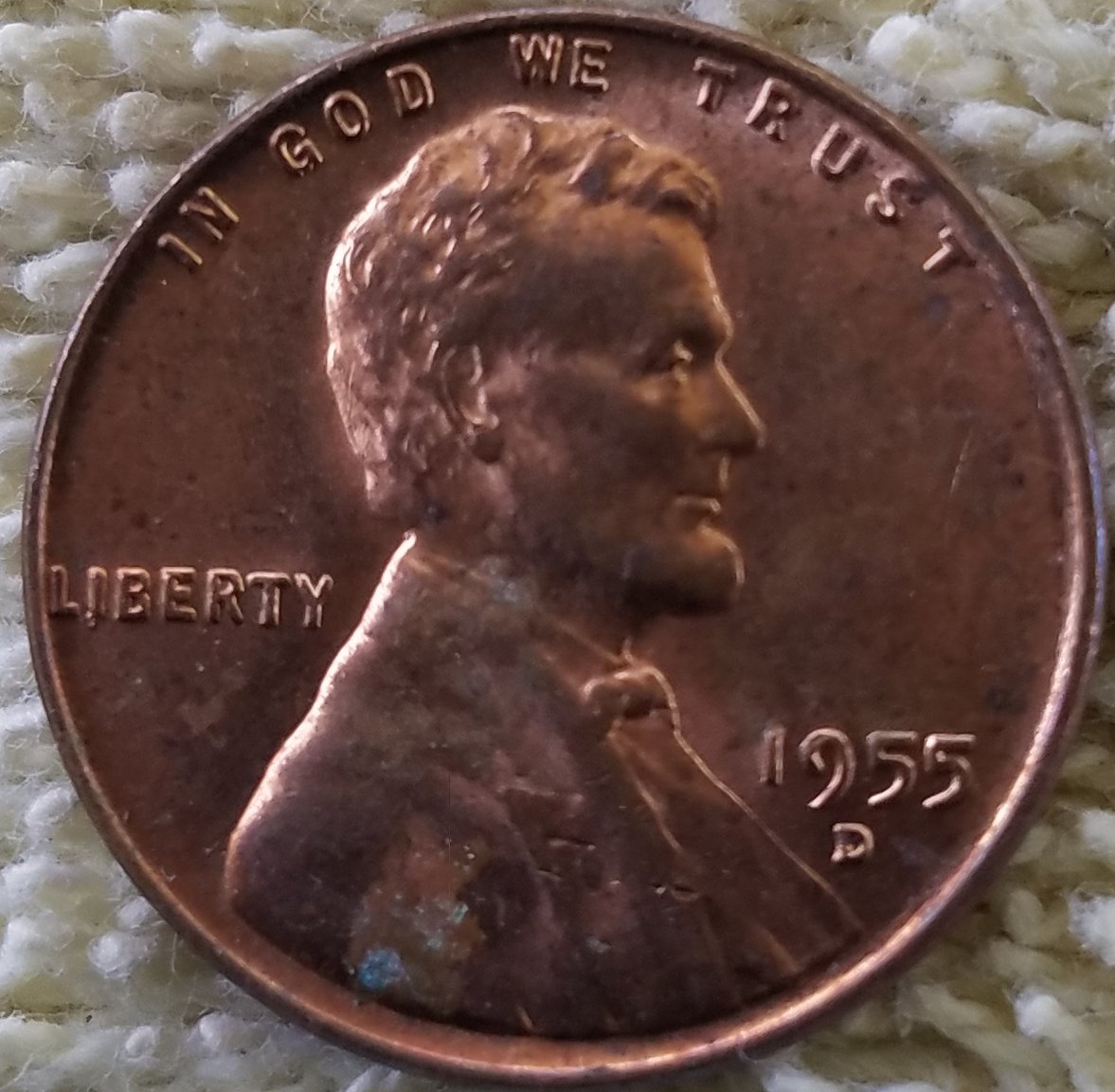 1955-D-Lincoln-Wheat-Cent-Found-Coin-Roll-Hunting.--Is-This-Anything?
