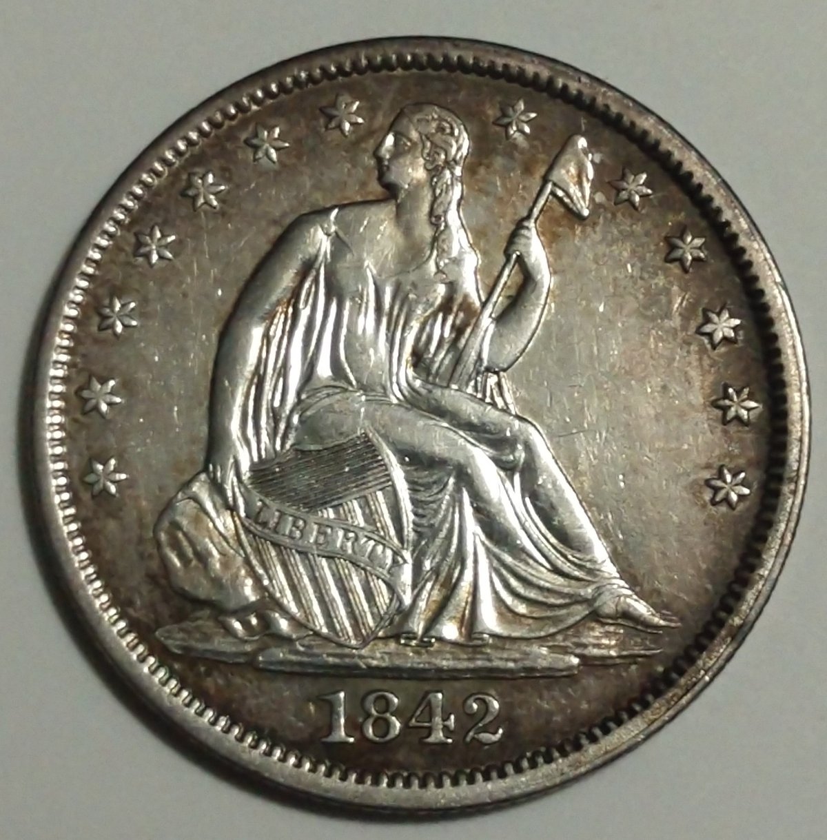 1842-Half-Dollar-Grade/Value