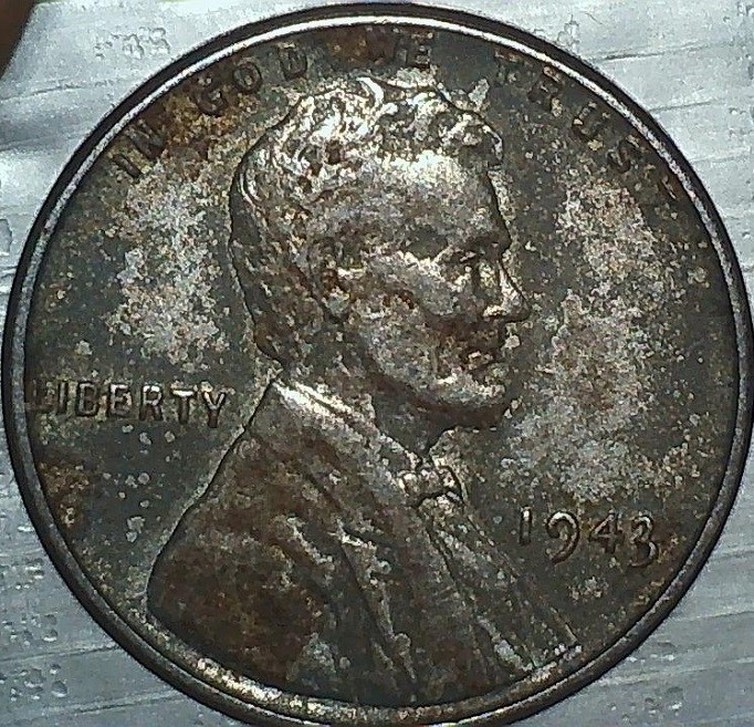 1943--Wheat--Lincoln--Wheat-Cent