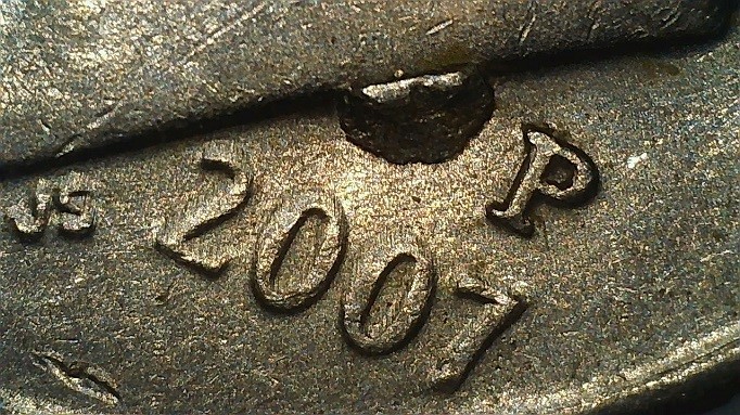 2007-P-Dime-Coin--Die-Chips