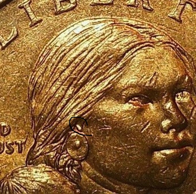 2000-P-Dollar-Coin-Die-Chip-In-Side-Eye