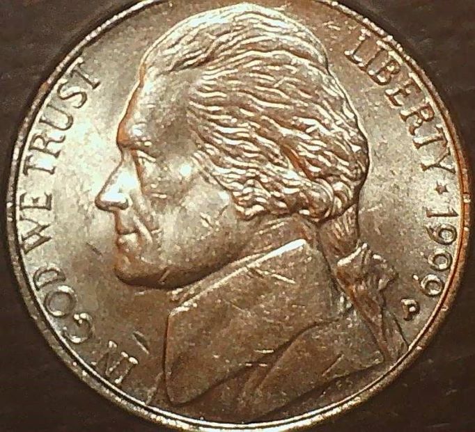 1999-P-Nickel-Coin-Is.t-Mint-Mark--Or-Doubled-Die