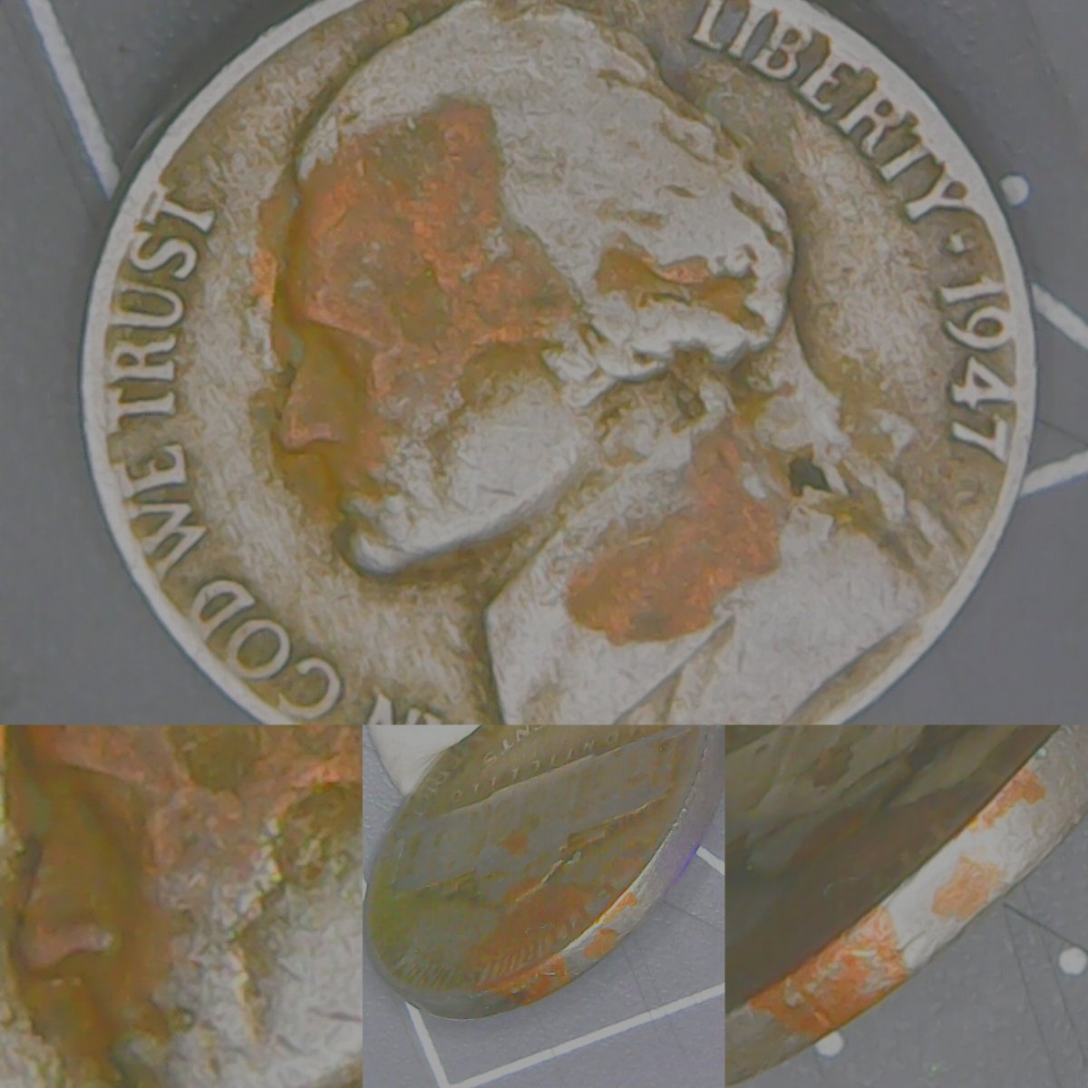 1947-Jefferson-Nickel.-What-Is-This-Unique-Coloring?