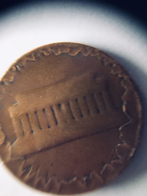 US-Penny-Coin-Error--Layer-Torn-Off-The-Top