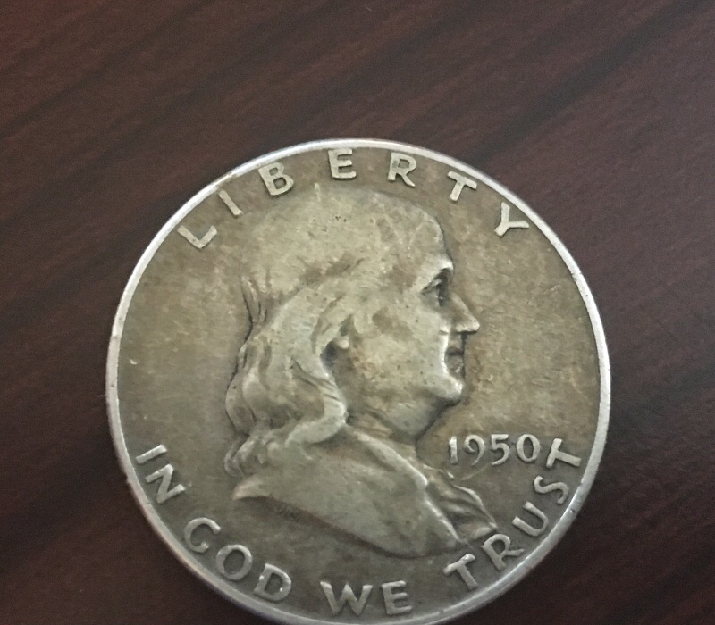 1950-Franklin-Half-Dollar-For-Grading