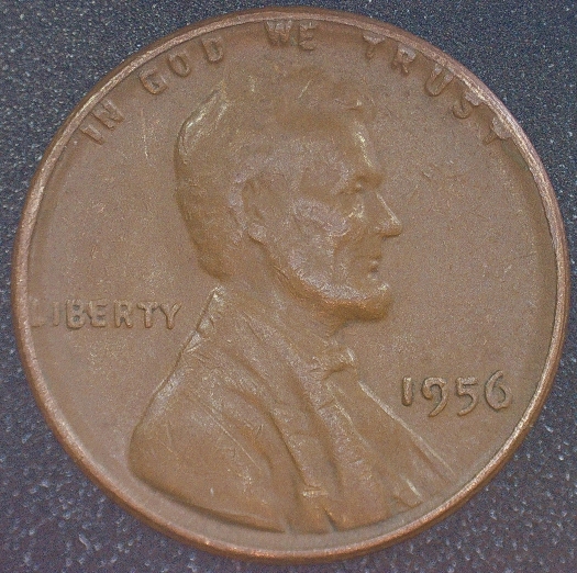 1956-BIE-Penny-With-Die-Chip-On-The-6