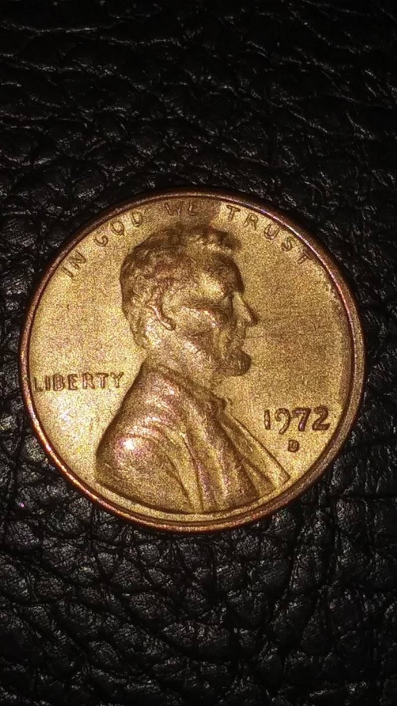 Any-Thing-Going-On-With-This-72-D-Cent-Has-A-Frosted-Gold-Tone