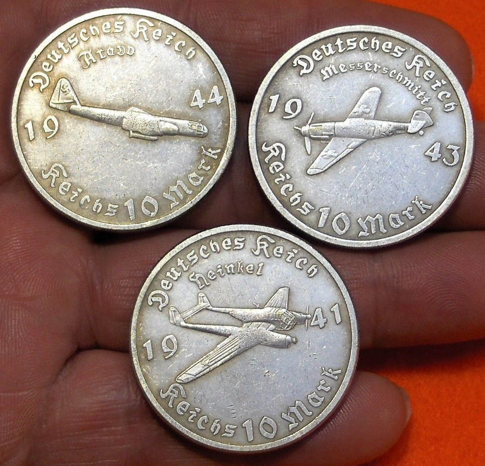 Germany-3RD-Reich-Coins,-Real-Or-Exonumia?