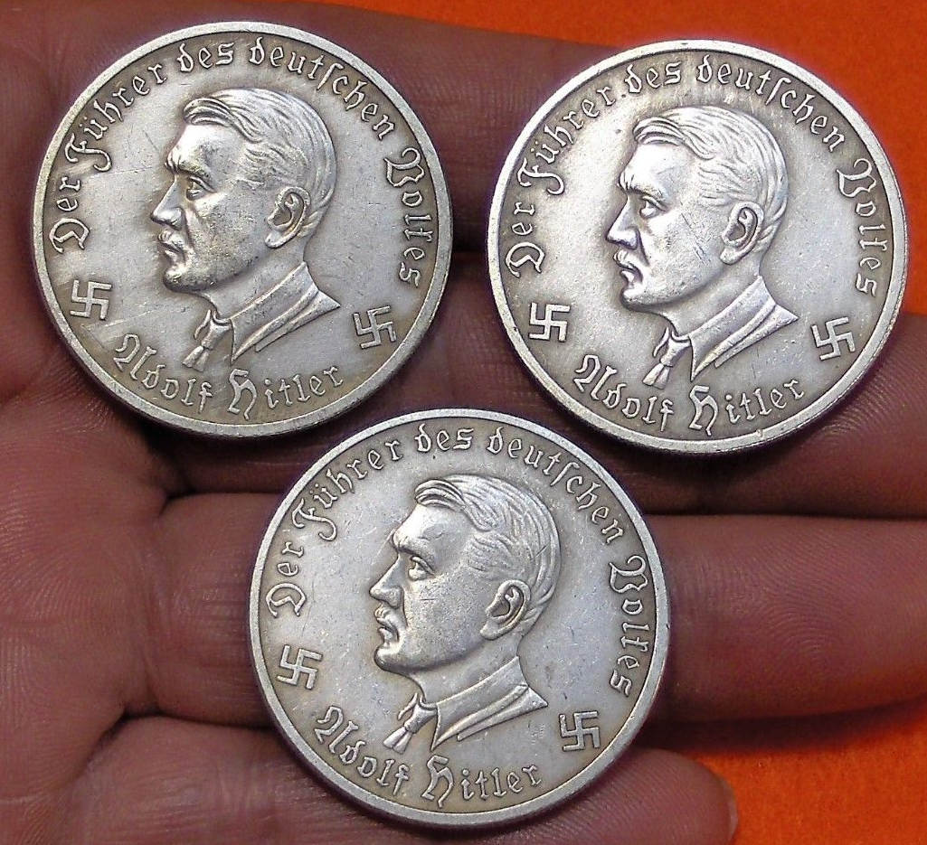 Germany-3RD-Reich-Coins,-Real-Or-Exonumia?