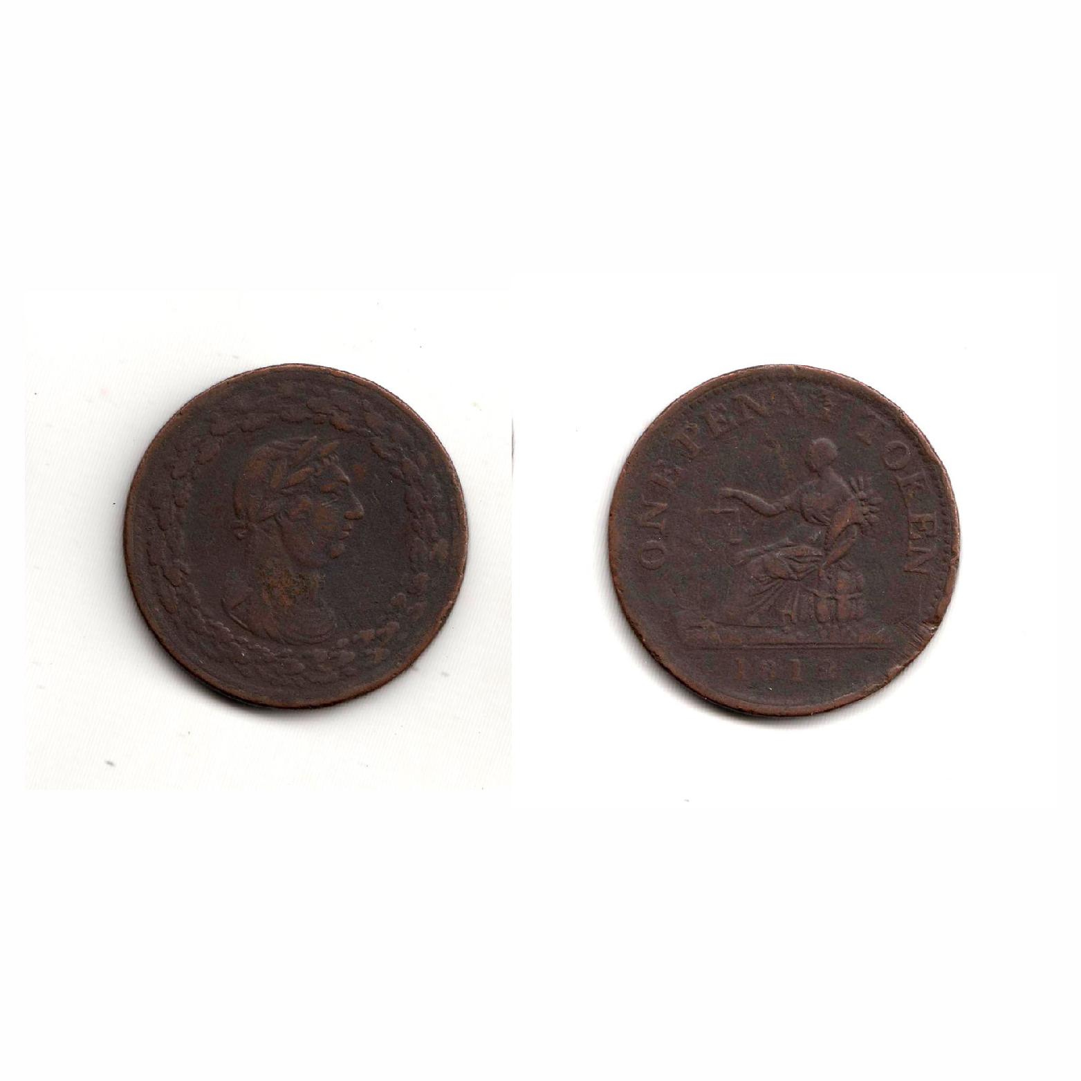 1812-One-Penny-Token