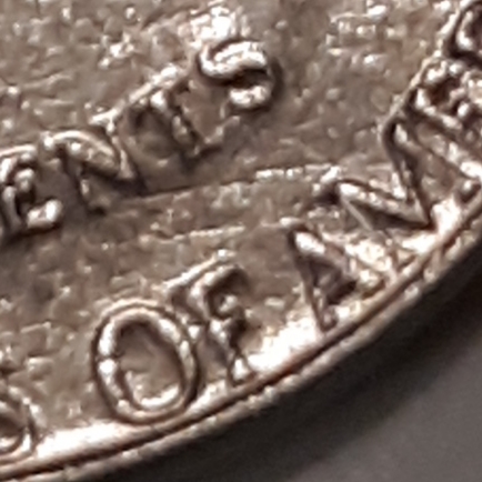 1964-D-Nickel--Shadows-Of-Numbers-&-Letters-Both-Sides