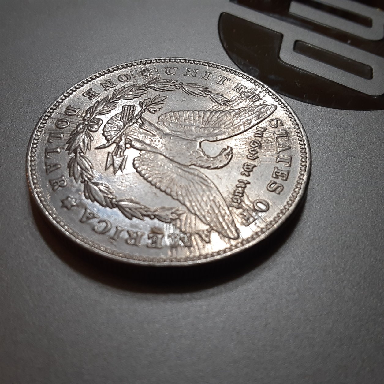 1878-P-Morgan-With-Some-Kind-Of-Crazy-Lines-On-Back-Of-Coin?-Not-Scratched