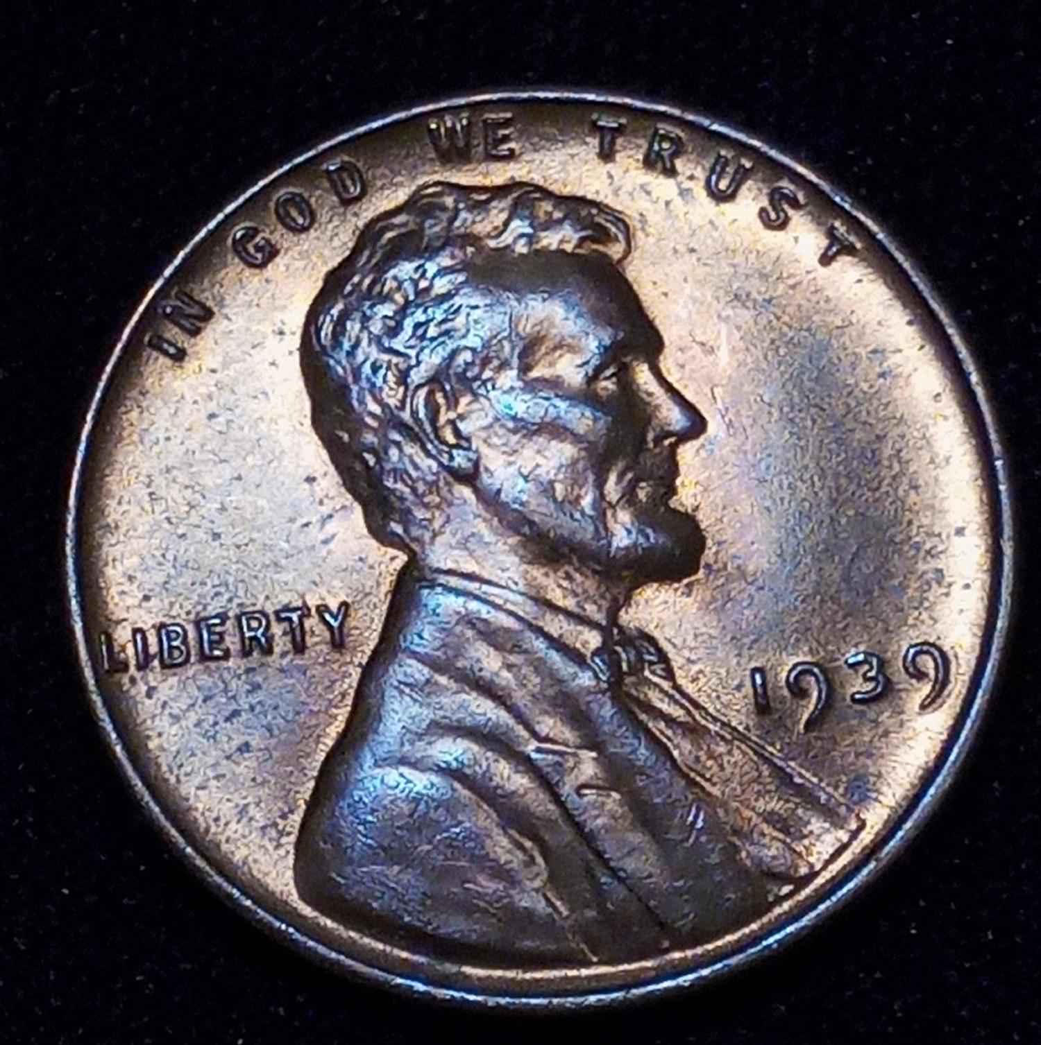 1939-P-Lincoln-Wheat-Cent.-I-Can-See-Lincoln's-Profile-On-The-Reverse.-Is-That-An-Error?