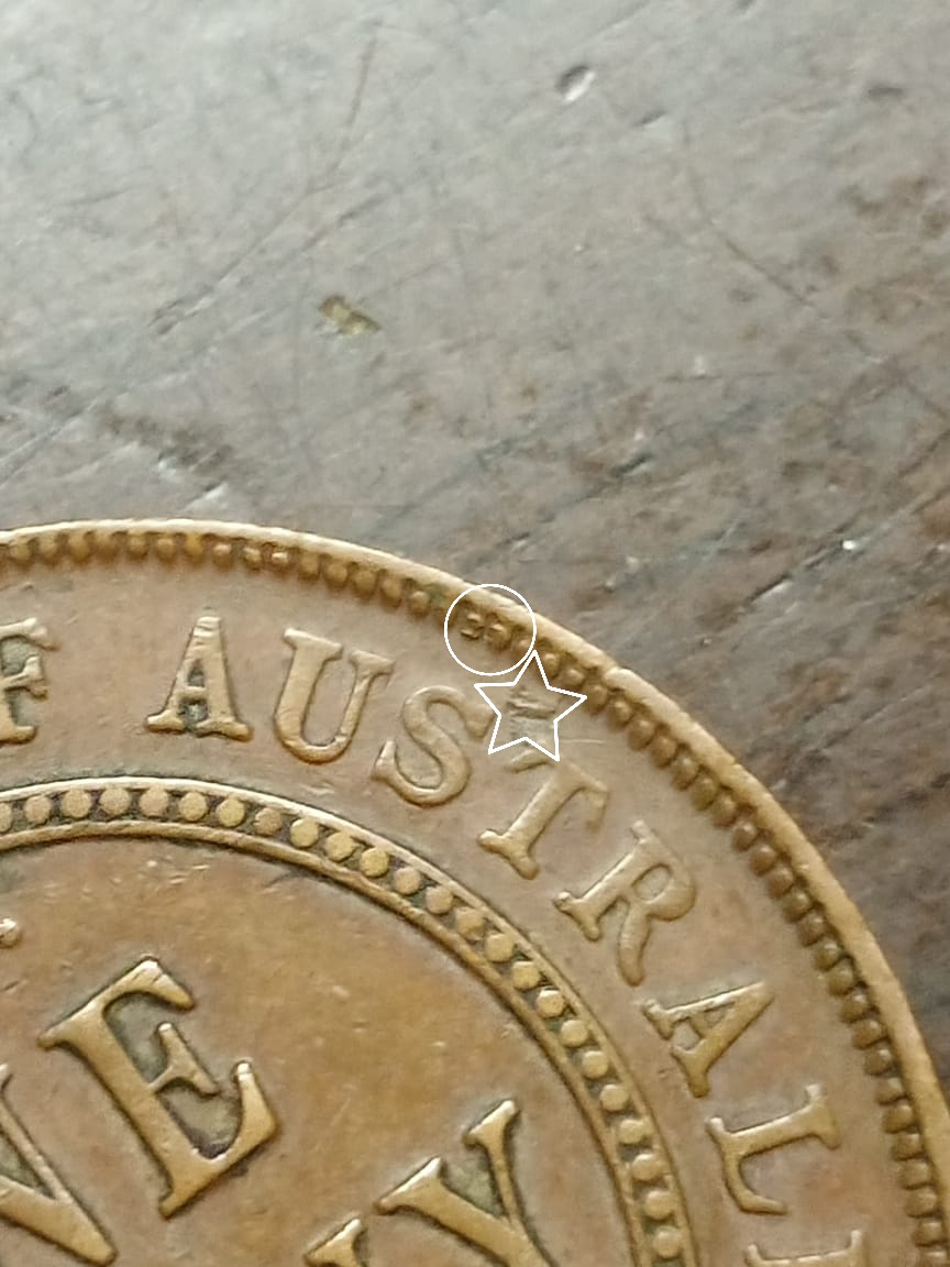 Error-On-An-Australian-One-Penny-1923-With-The-Letter-S-Followed-By-An-Apostrophe-On-The-Word-Austra