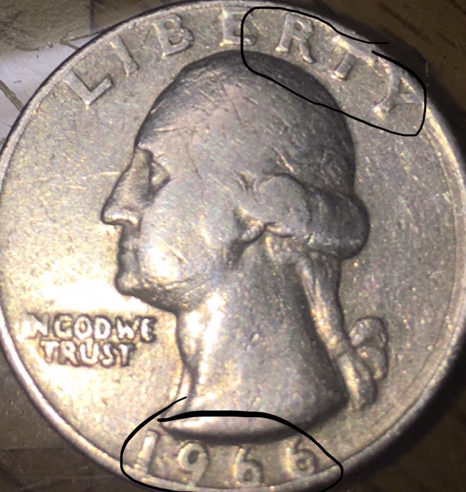 1966-Quarter--Normal-Wear-Or-Something-Else?