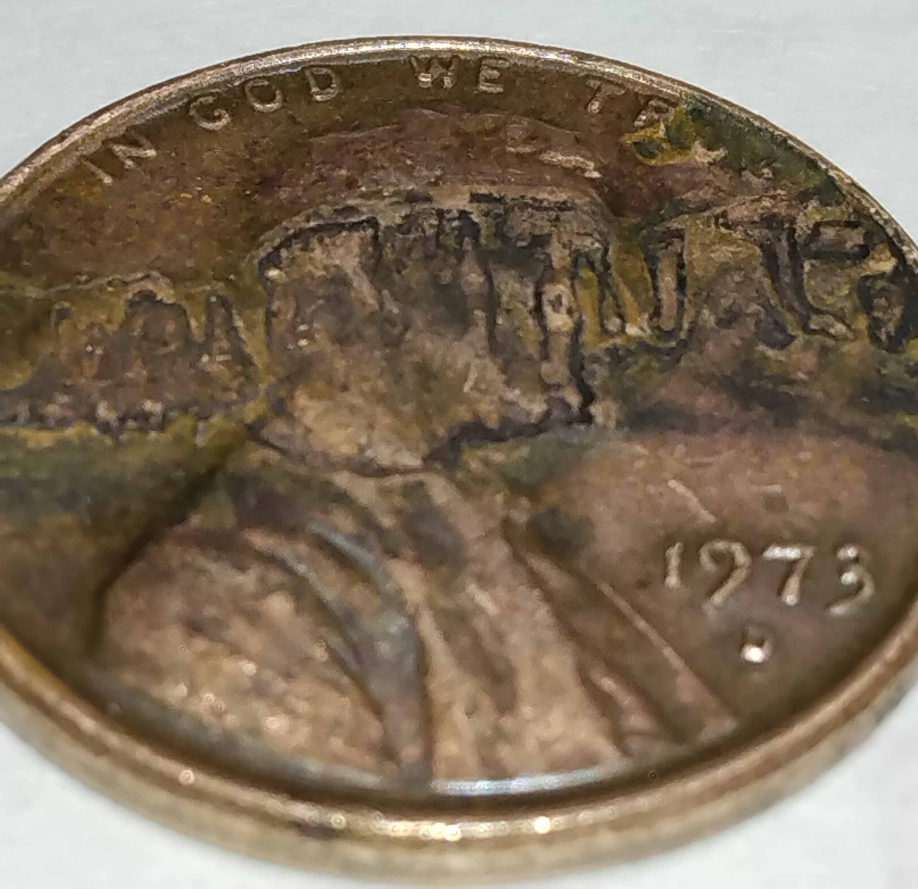 1973-Lincoln-Cent-With-Raised-Foreign-Letters