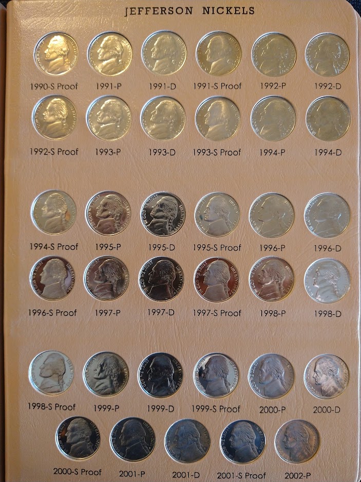 Dearborn's-Updated-And-Completed-Jefferson-Nickel-Dansco-Albums.-With-Proofs