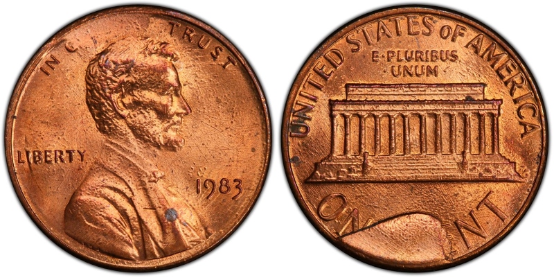 1983-Lincoln-Cent-FS-401?-Liberty-Above-The-Date-Visible-Reversed