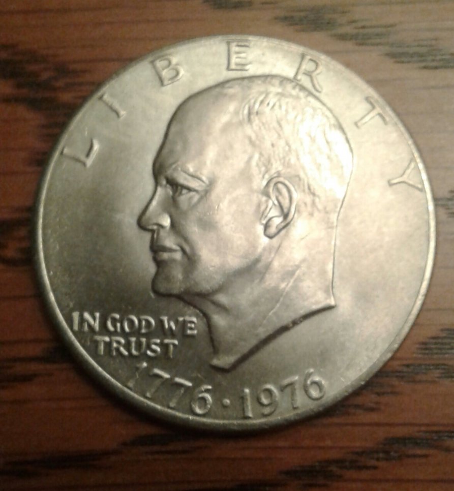 Bicentennial-1776-1976-Eisenhower-Dollar-Coin,-Grading-Requested