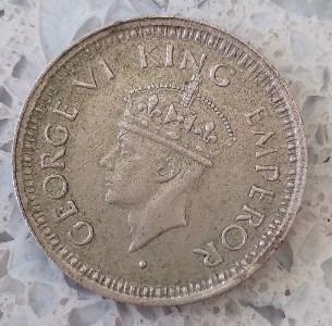 India-1945-1/4-Rupee-Error?