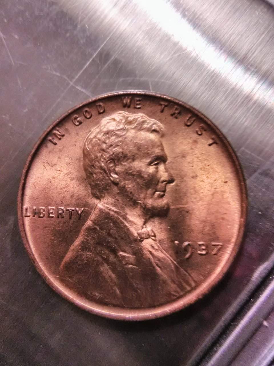 Red-Paper-Roll-Of-1982-Pennies-.