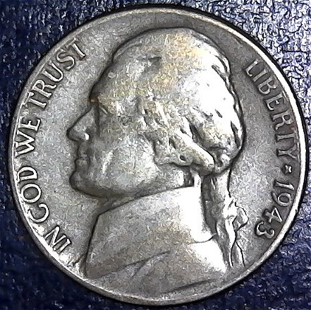Fun-Find,-1943-P-War-Nickel-In-Forgotten-Roll.